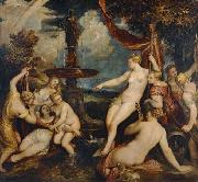 Titian Diana and Callisto by Titian Spain oil painting artist