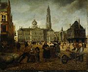 Anonymous Dam Square. Spain oil painting artist
