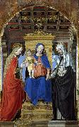 Bergognone The Mystic Marriage of Saint Catherine of Alexandria and Saint Catherine of Siena Spain oil painting artist