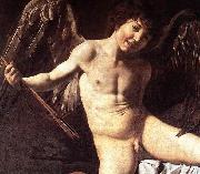 Caravaggio Amor vincit omnia. Spain oil painting artist