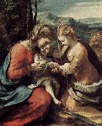 Correggio Die Mystische Hochzeit der Hl. Katharina von Alexandrien Spain oil painting artist