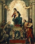 Correggio Madonna with St. Francis Spain oil painting artist
