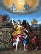 Domenichino Guardian angel Spain oil painting artist