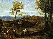 Domenichino Landscape with The Flight into Egypt Spain oil painting artist