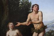 Domenichino Dieu reprimandant Adam et Eve Spain oil painting artist