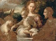 PARMIGIANINO The Mystic Marriage of St Catherine oil