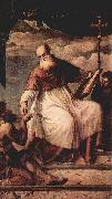 Titian Hl. Johannes Evangelist und der Almosen Spain oil painting artist