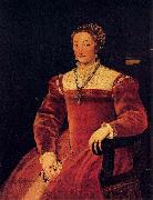 Titian Giulia Varano, Duchess of Urbino Spain oil painting artist