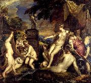 Titian Diana and Callisto oil painting