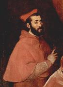 Titian Alessandro Cardinal Farnese painting
