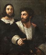 Raphael Self portrait with a friend Spain oil painting artist