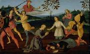 Raphael Jerome Punishing the Heretic Sabinian Spain oil painting artist