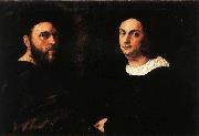 Raphael Portrait of Andrea Navagero and Agostino Beazzano Spain oil painting artist