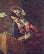 Tintoretto Maria Verkundigung Spain oil painting artist