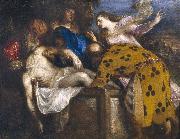 Titian The Burial of Christ Spain oil painting artist
