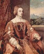 Titian Portrait of Isabella of Portugal Spain oil painting artist