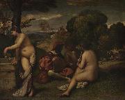 louvre Giorgione Spain oil painting artist