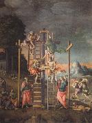 Bachiacca The Depositon from the Cross painting