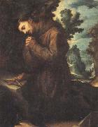 CIGOLI St.Francis in Prayer painting