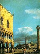Canaletto The Piazzetta- Looking South oil