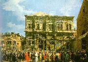 Canaletto Venice: The Feast Day of St. Roch Spain oil painting artist