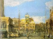 Canaletto Piazza San Marco- Looking North oil