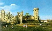 Canaletto Warwick Castle- The East Front oil