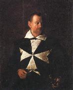 Caravaggio Portrait of a Knight of Malta Spain oil painting artist