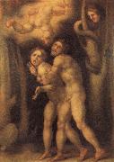Pontormo The Fall of Adam and Eve Spain oil painting artist
