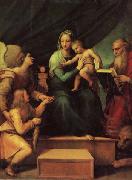 Raphael The Madonna of the Fish painting