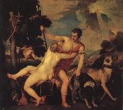 Titian Venus and Adonis oil
