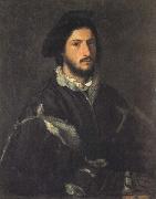 Titian Portrait of a Gentleman Spain oil painting artist