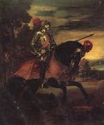 Titian Equestrian Portrait of Charles V oil painting reproduction