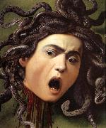 Caravaggio Medusa oil painting