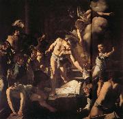 Caravaggio Martyrdom of St.Matthew Spain oil painting artist