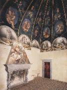 Correggio View of the Camera di San Paolo and of the vault Spain oil painting artist