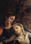 Correggio Deposition,details Spain oil painting artist
