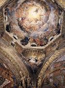 Correggio Partial view of the cupola with the pendentive depicting Saint Hilary Spain oil painting artist