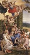 Correggio Allegorie des vertus on La vertu heroique victorieuse des vices Spain oil painting artist