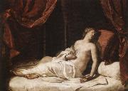 GUERCINO The Dying Cleopatra Spain oil painting artist