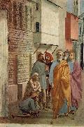 MASACCIO St Peter Healing the Sick with his Shadow Spain oil painting artist