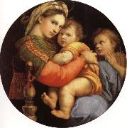 Raphael Madonna of the Chair oil