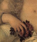 Titian Details of Venus of Urbino Spain oil painting artist