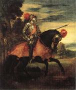 Titian Equestrian Portrait of Charles V Spain oil painting artist