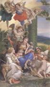 Correggio Allegory of the Virtues (mk05) Spain oil painting artist