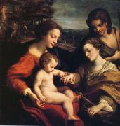Correggio The Mystic Marriage (mk05) Spain oil painting artist