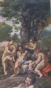 Correggio Allegory of the Vices (mk05) Spain oil painting artist