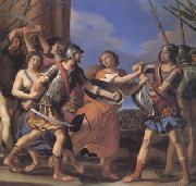GUERCINO Hersilia Separating Romulus from Tatius (mk05) painting