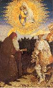 PISANELLO The Virgin Child with Saints George Anthony Abbot Spain oil painting artist