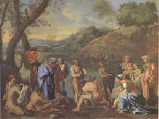 Poussin John Baptizing (mk05) Spain oil painting reproduction